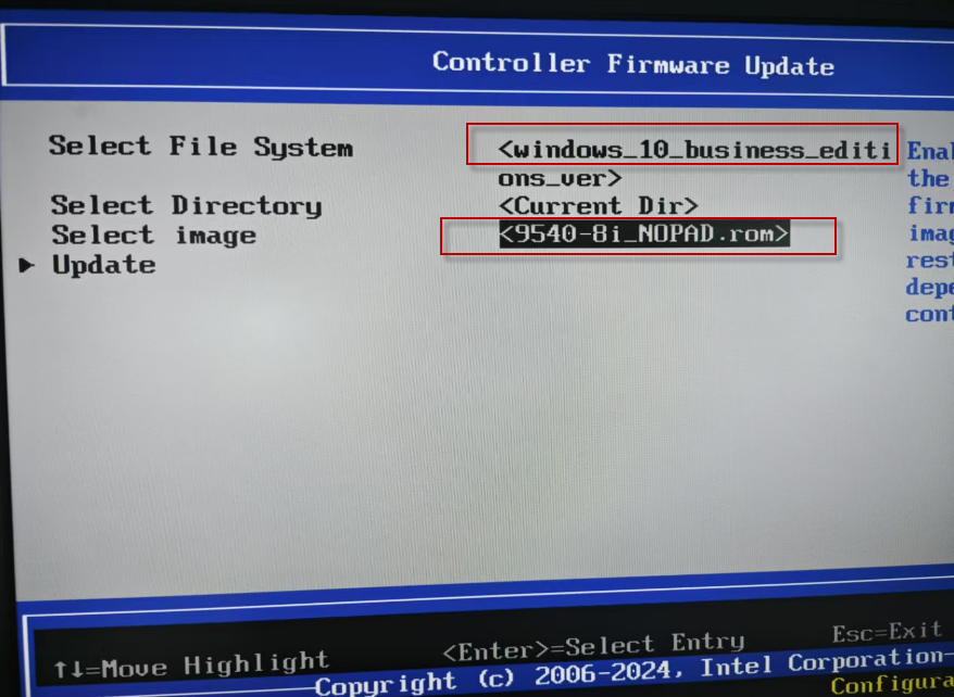 LSI MegaRAID SAS 9540-8i 阵列卡配置界面下更新固件的方法 LSI MegaRAID SAS 9540-8i 阵列卡配置界面下更新固件的方法