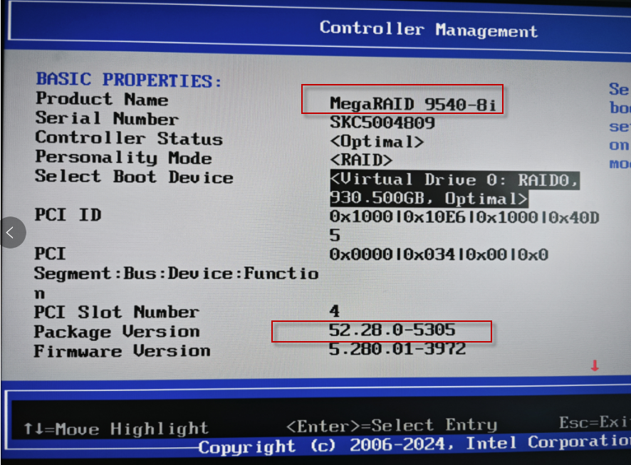 LSI MegaRAID SAS 9540-8i 阵列卡配置界面下更新固件的方法 LSI MegaRAID SAS 9540-8i 阵列卡配置界面下更新固件的方法