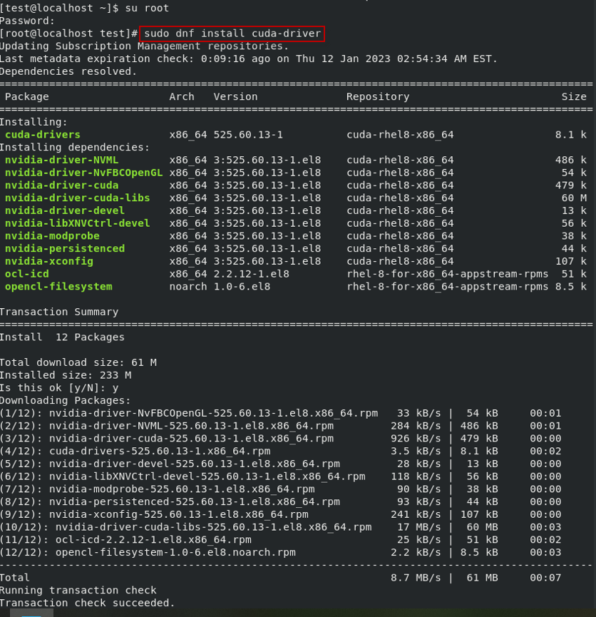 通过 Nvidia官方 驱动程序存储库来安装Red Hat Enterprise Linux 8 NVIDIA显卡驱动 通过 Nvidia官方 驱动程序存储库来安装Red Hat Enterprise Linux 8 NVIDIA显卡驱动