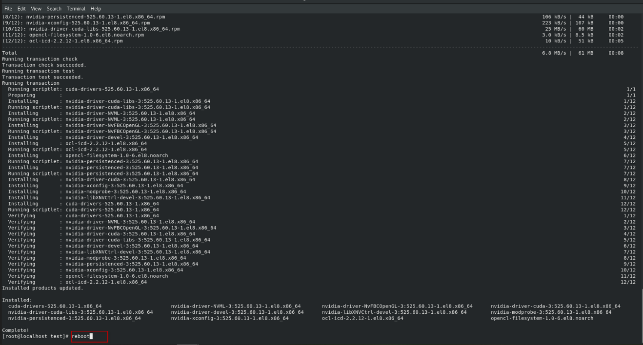 通过 Nvidia官方 驱动程序存储库来安装Red Hat Enterprise Linux 8 NVIDIA显卡驱动 通过 Nvidia官方 驱动程序存储库来安装Red Hat Enterprise Linux 8 NVIDIA显卡驱动