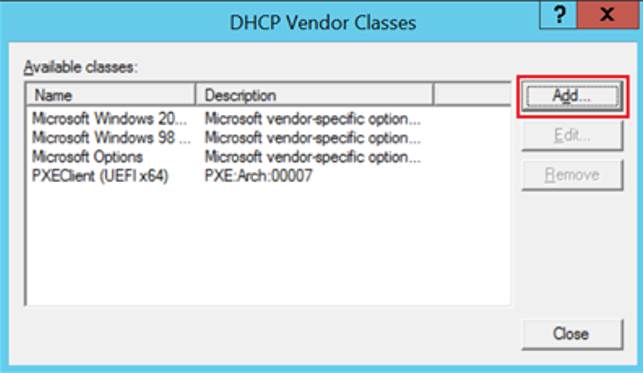 Enable BIOS and UEFI Boot for PXE in DHCP Enable BIOS and UEFI Boot for PXE in DHCP